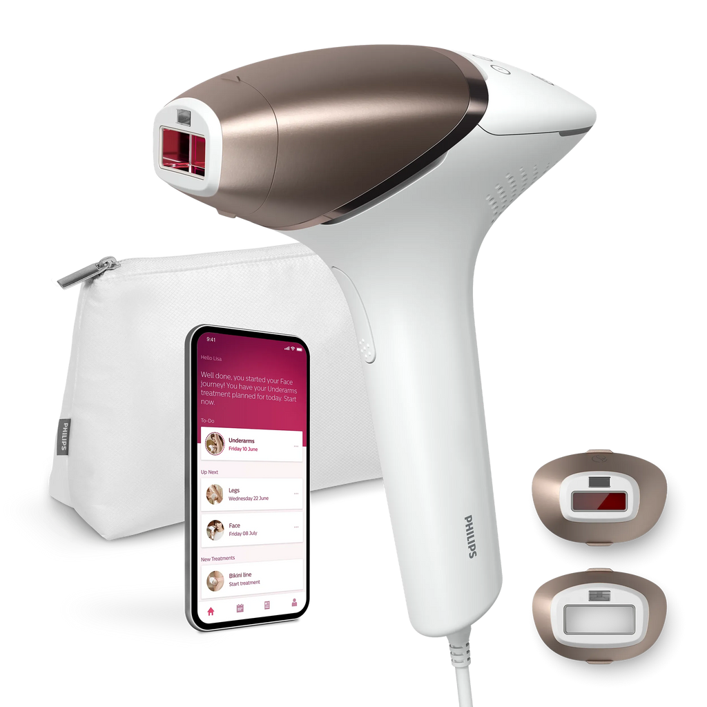 Philips Lumea Serie 9900 Prestige IPL con SenseIQ™ y SkinAI™