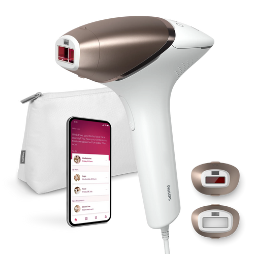 Philips Lumea Serie 9900 Prestige IPL con SenseIQ™ y SkinAI™